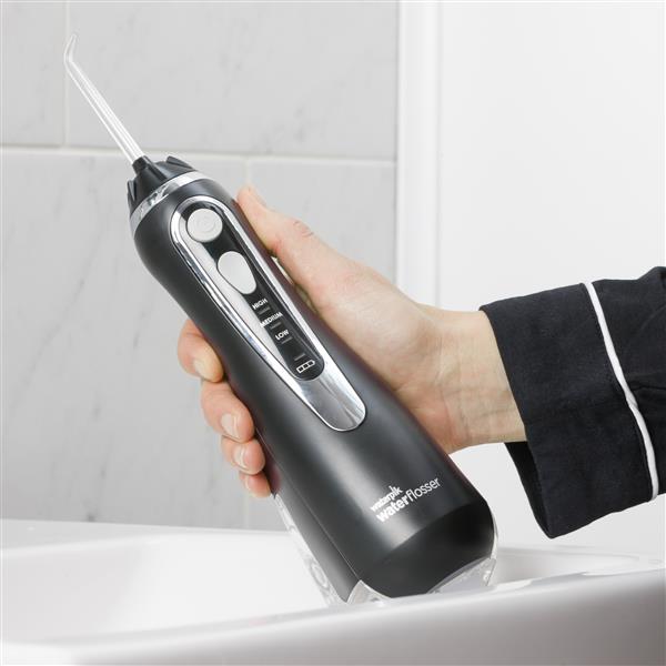 Mundduschengriff – Schwarze WP-582 Cordless Advanced 2.0 Munddusche